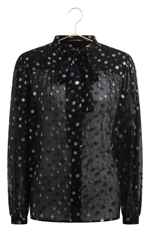 Шелковая блуза | Saint Laurent | Чёрный - 1