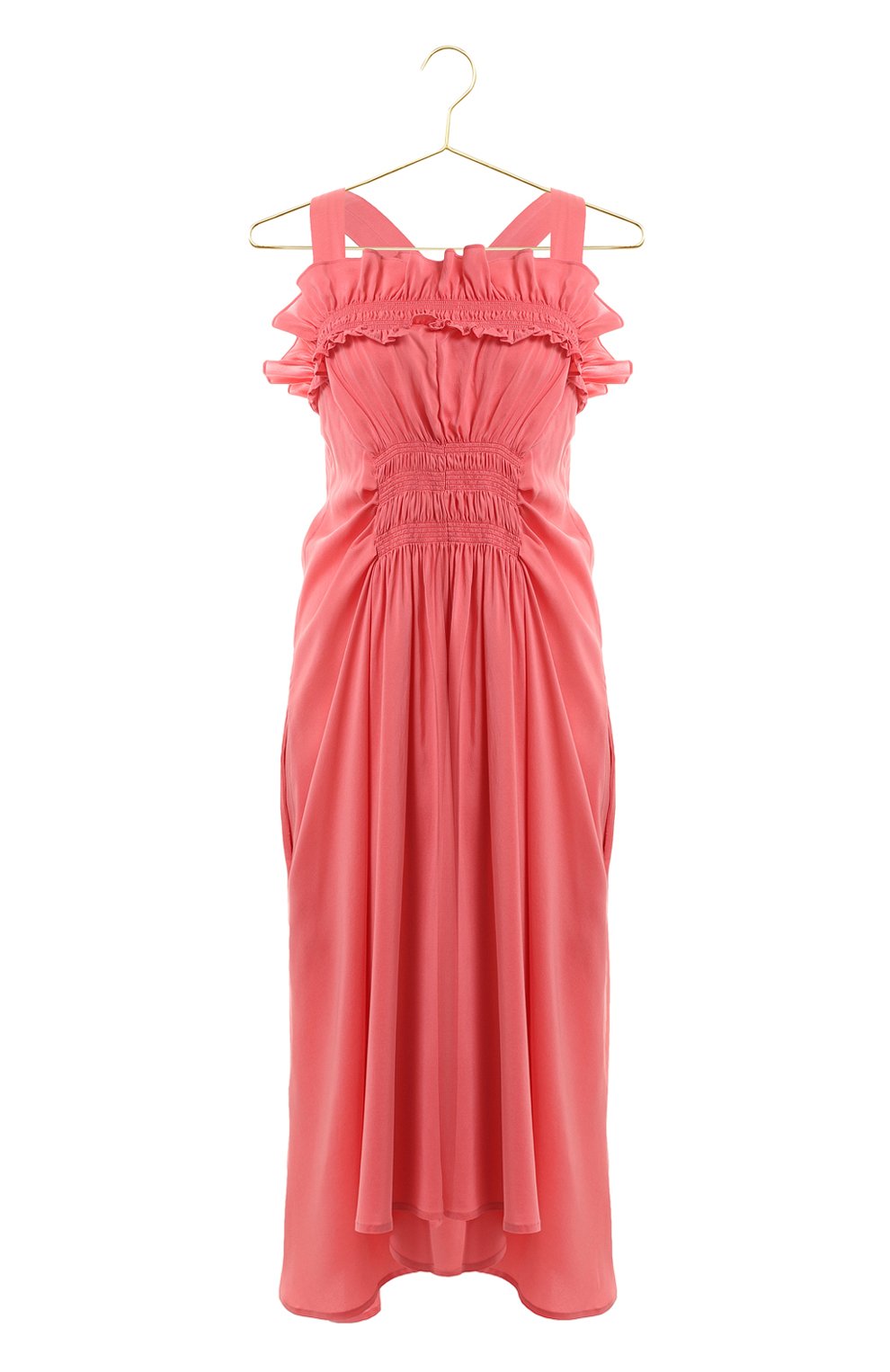 Шелковое платье | Carven | Розовый - 1