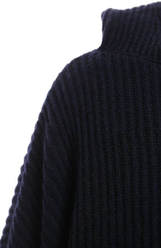 Укороченный пуловер из кашемира и шерсти | Stella McCartney | Синий - 3