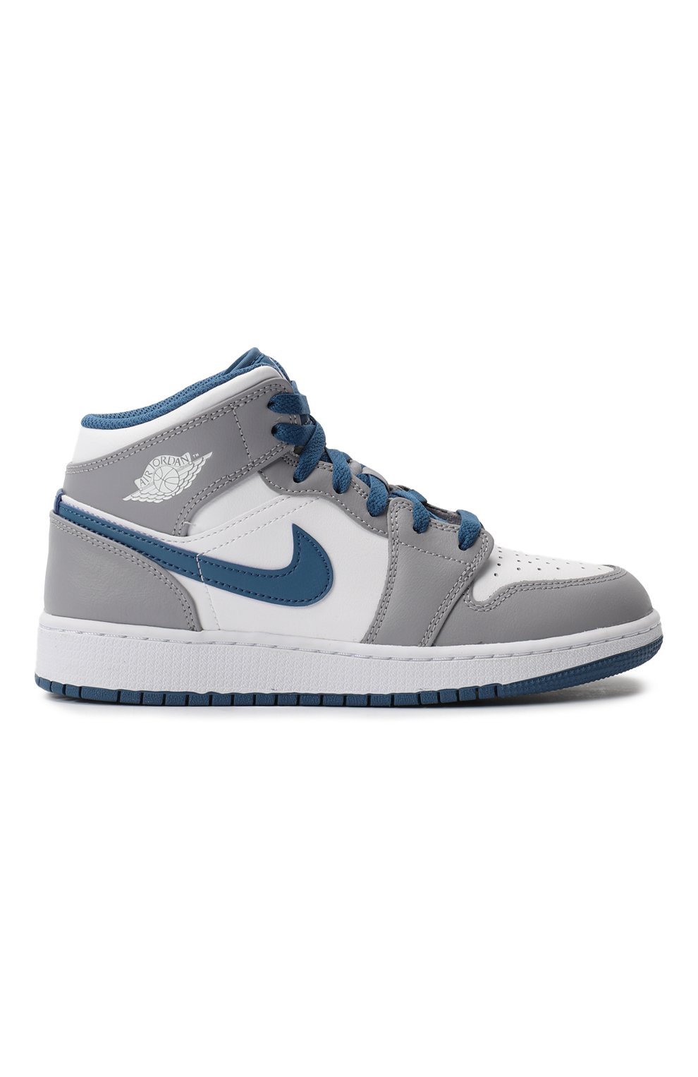 Кеды Jordan 1 Mid True Blue Cement | Nike | Серый - 7