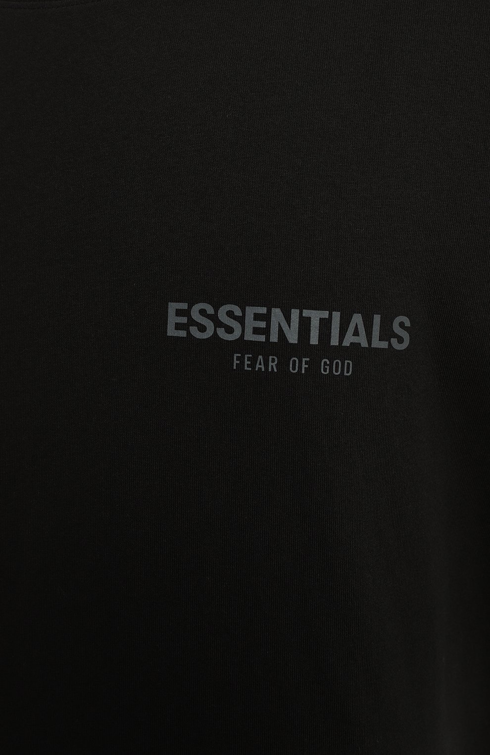 Хлопковая футболка | Fear Of God | Чёрный - 3