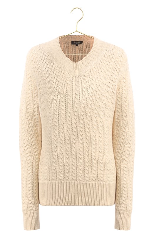 Кашемировый пуловер | Loro Piana | Кремовый - 1