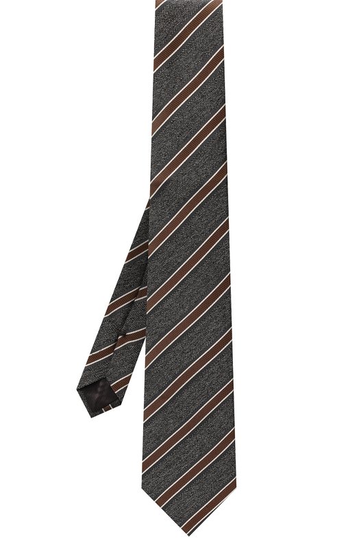 Шелковый галстук | Ermenegildo Zegna | Серый - 2