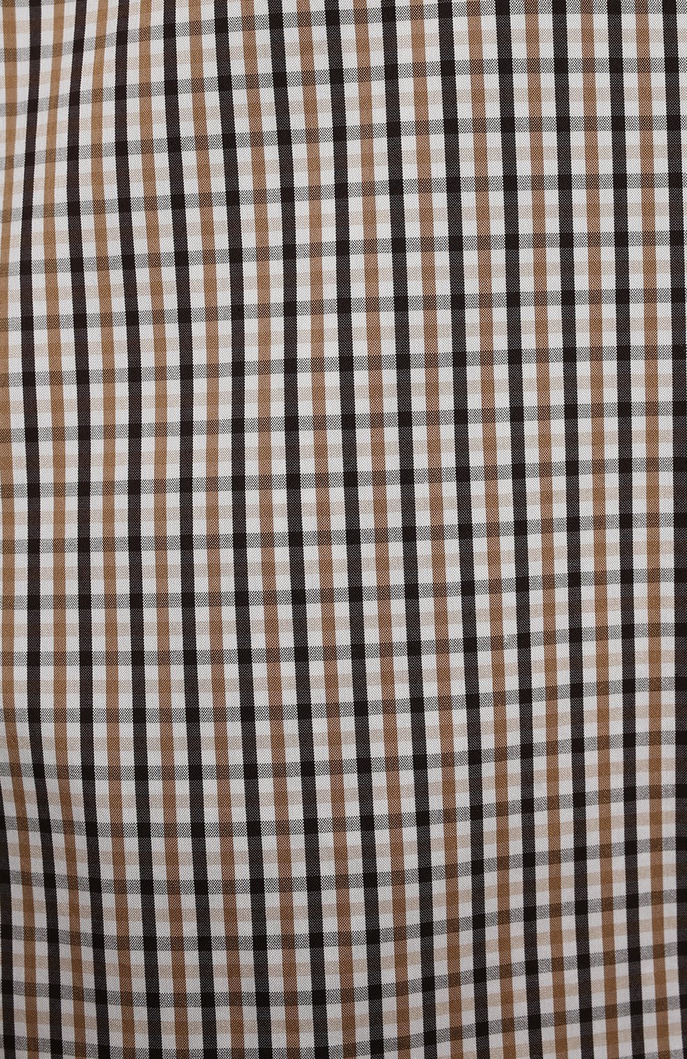 Хлопковая рубашка | Michael Kors Collection | Бежевый - 3