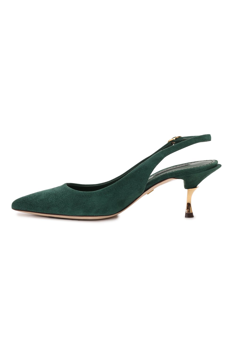 Замшевые туфли Cardinale | Dolce & Gabbana | Зелёный - 4