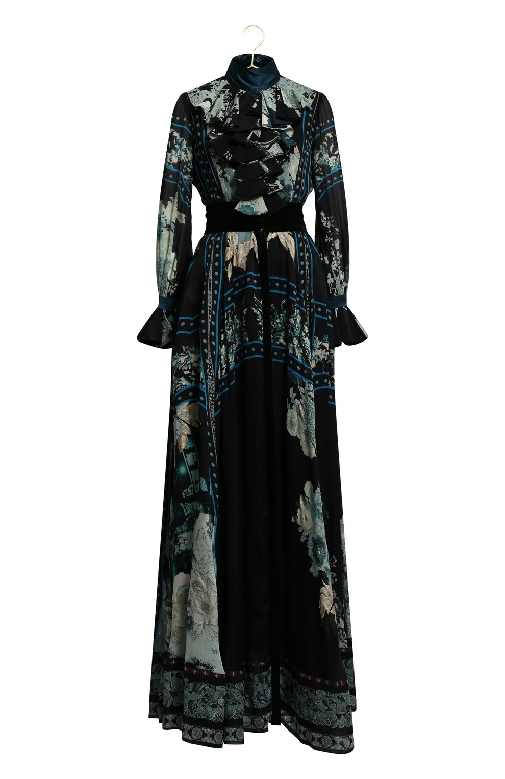 Шелковое платье | Roberto Cavalli | Чёрный - 1