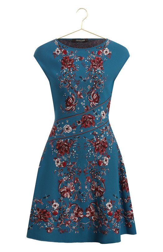 Платье из вискозы | Roberto Cavalli | Голубой - 1