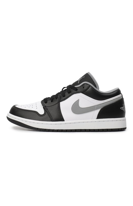 Кеды Air Jordan 1 Low Black White Grey | Nike | Чёрно-белый - 4