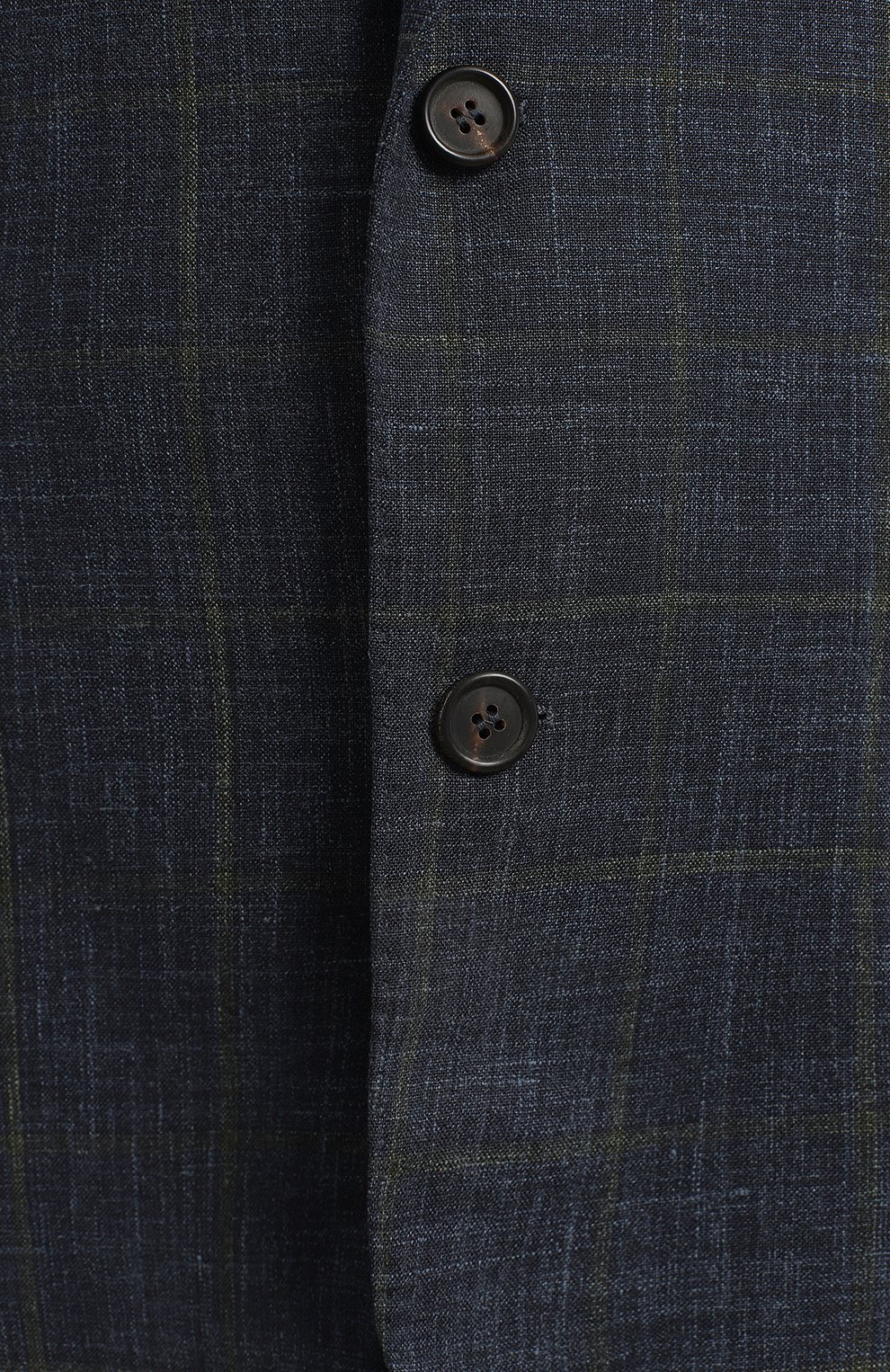 Шерстяной пиджак | Brunello Cucinelli | Синий - 3