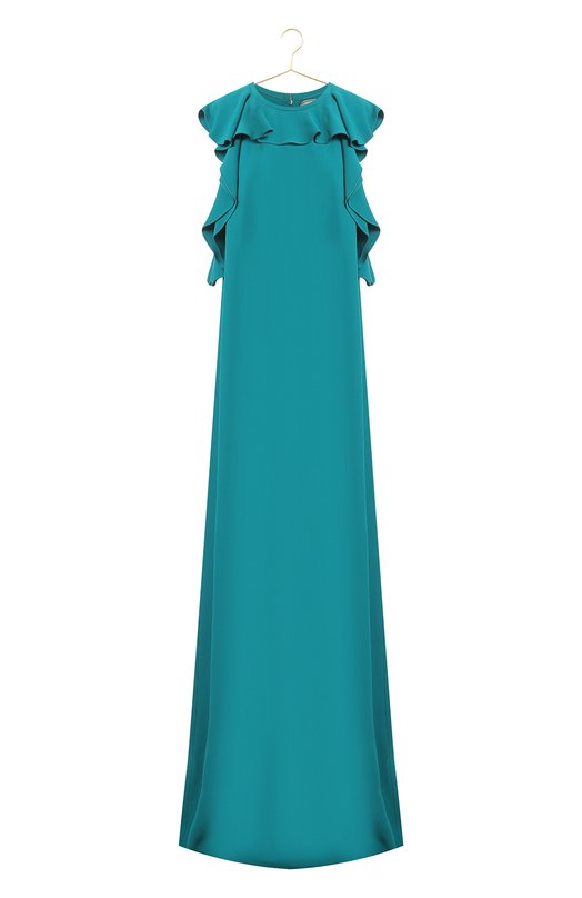 Платье из вискозы | Lanvin | Зелёный - 1