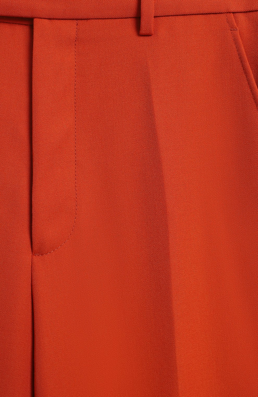 Шерстяные брюки | Gucci | Оранжевый - 4