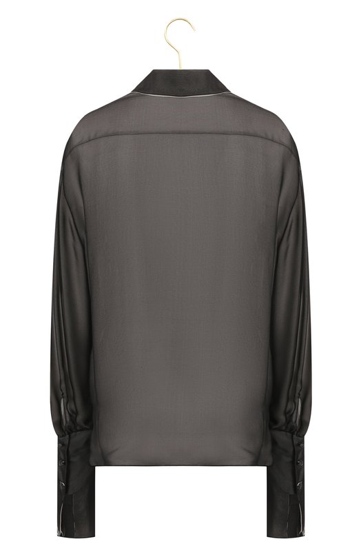 Шелковая блузка | Chanel | Чёрный - 2