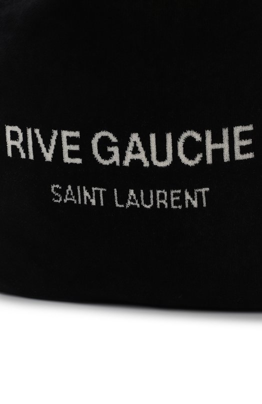 Сумка Rive Gauche Towel | Saint Laurent | Чёрно-белый - 6