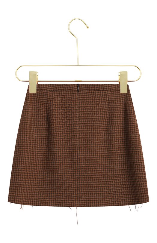 Шерстяная юбка | Balenciaga | Коричневый - 2