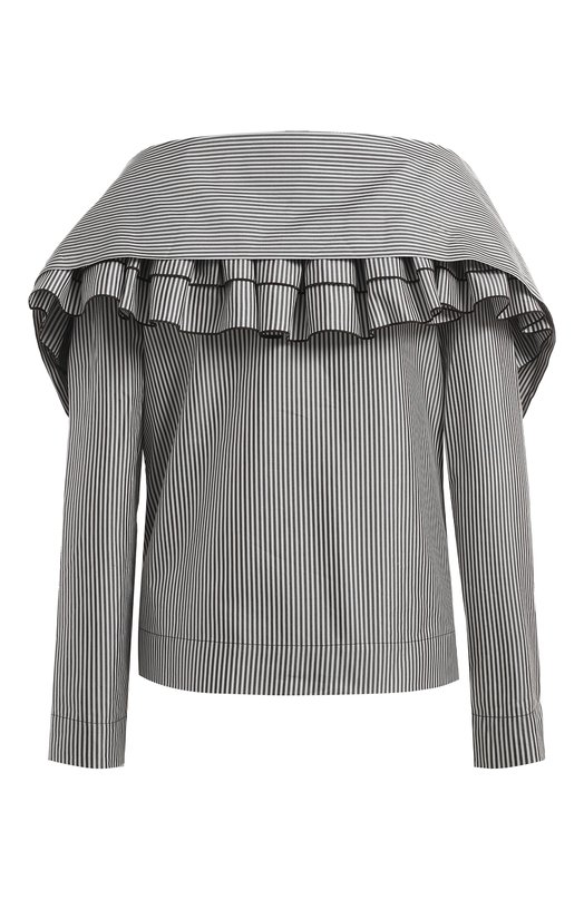 Блузка из хлопка и шелка | Isa Arfen | Разноцветный - 2