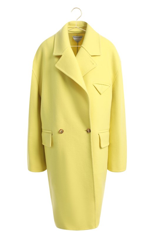 Кашемировое пальто | Bottega Veneta | Жёлтый - 1