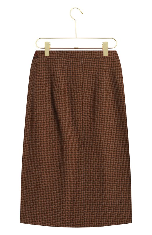 Шерстяная юбка | Balenciaga | Коричневый - 2