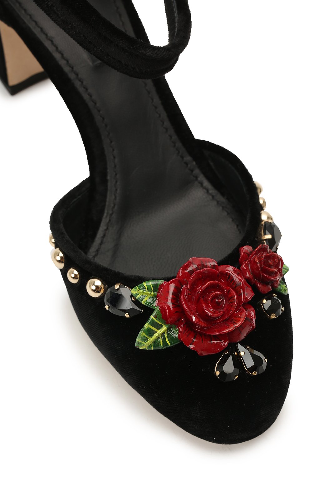 Текстильные туфли Vally | Dolce & Gabbana | Чёрный - 10