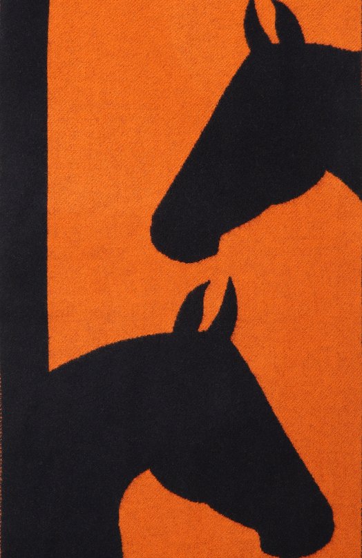 Кашемировый шарф Casaque | Hermes | Оранжевый - 3