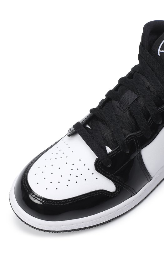 Кеды Air Jordan 1 Mid SE GS Carbon Fiber All-Star | Nike | Чёрно-белый - 9