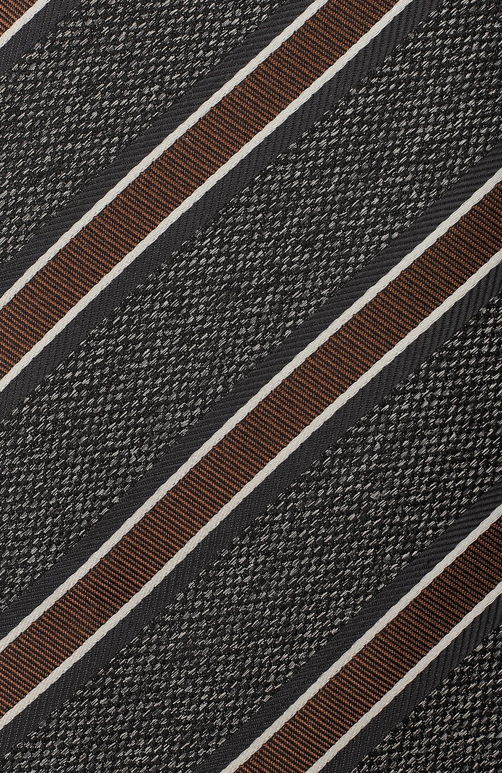 Шелковый галстук | Ermenegildo Zegna | Серый - 3