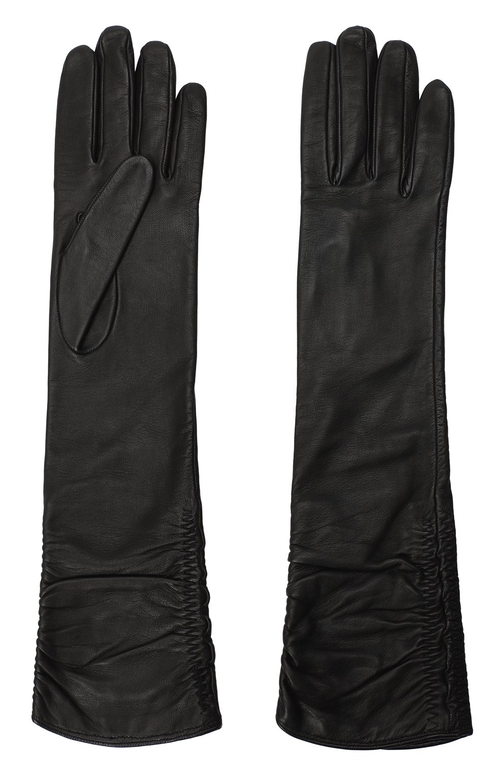 Кожаные перчатки | Kiton | Чёрный - 2