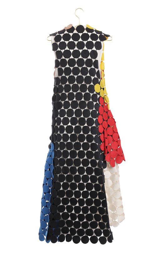 Платье из хлопка и вискозы | Marni | Разноцветный - 2