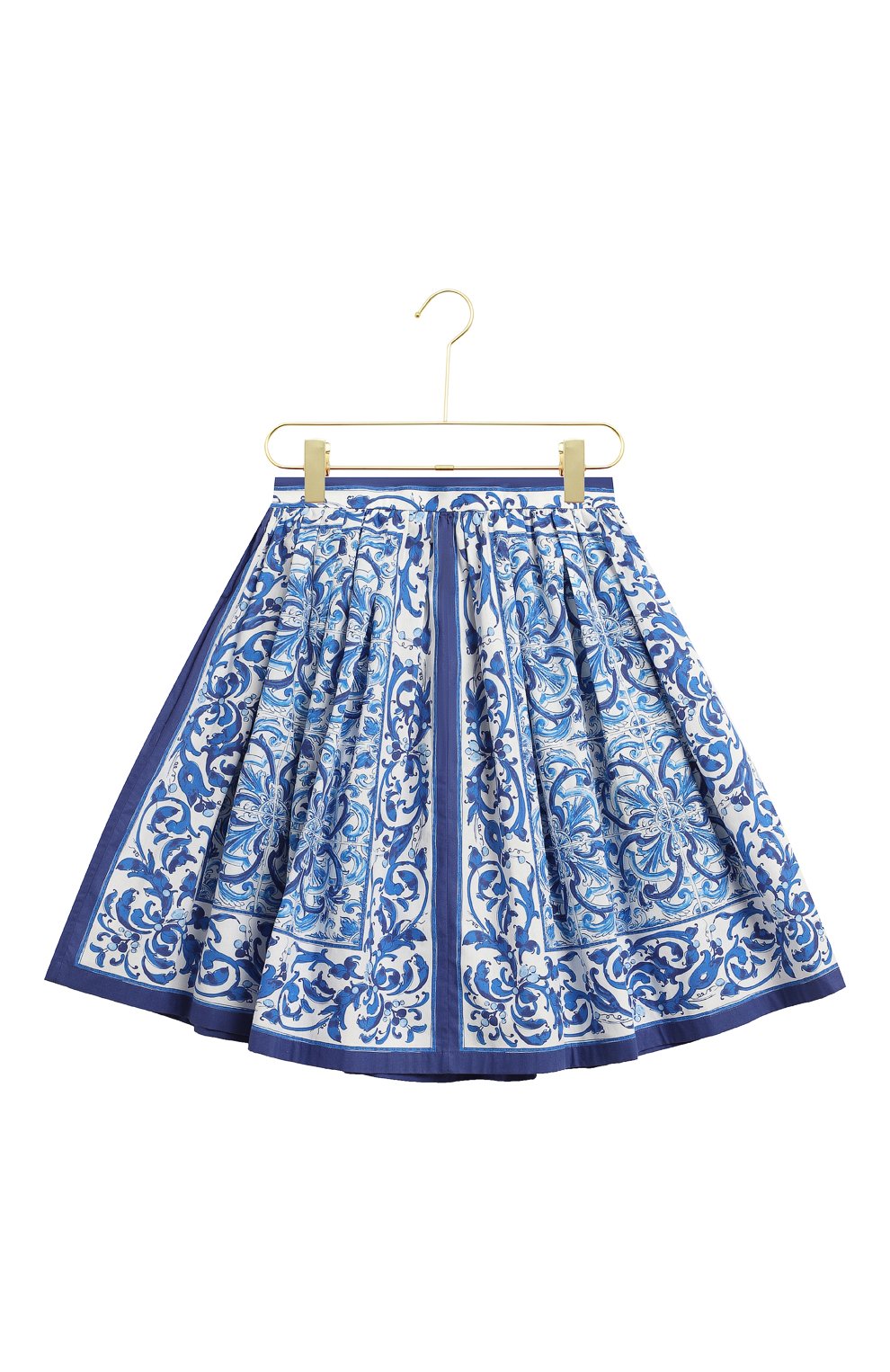 Хлопковая юбка | Dolce & Gabbana | Синий - 1