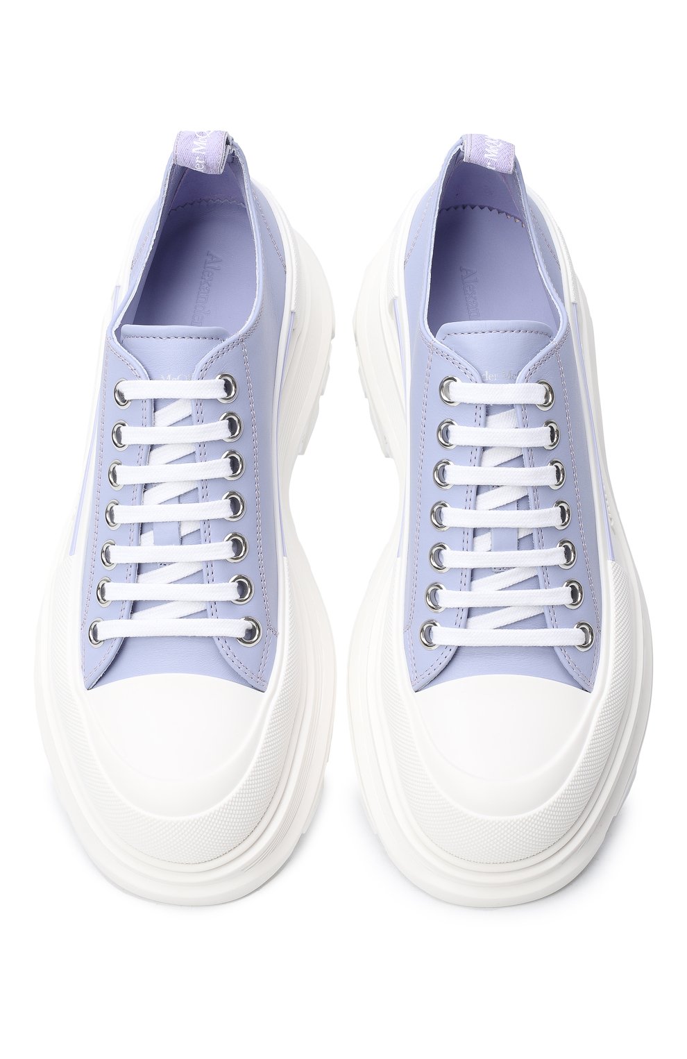 Кожаные ботинки Treadslick | Alexander McQueen | Фиолетовый - 2