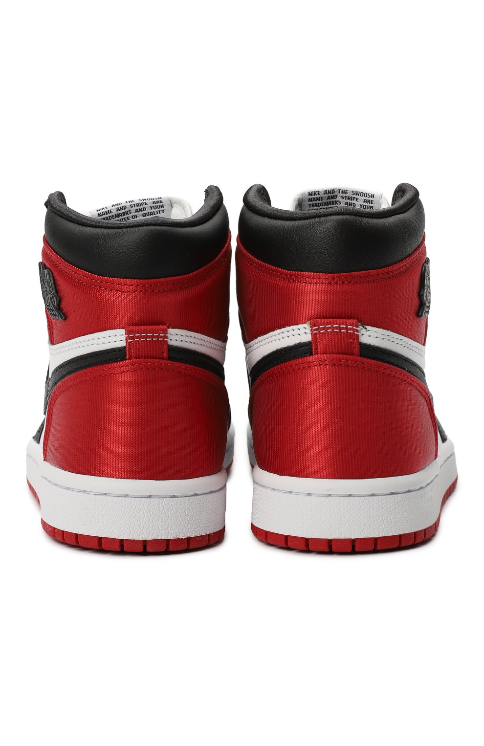 Кеды Air Jordan 1 High OG “Satin Black Toe” | Nike | Чёрно-белый - 3