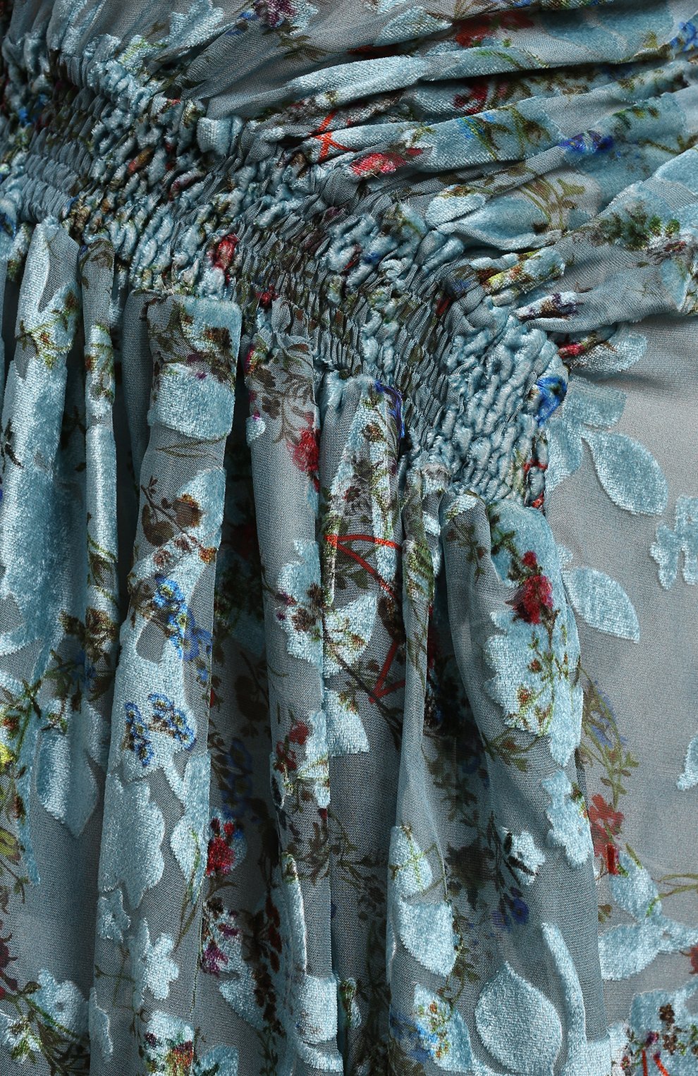 Платье из вискозы и шелка | PREEN by Thornton Bregazzi | Голубой - 3
