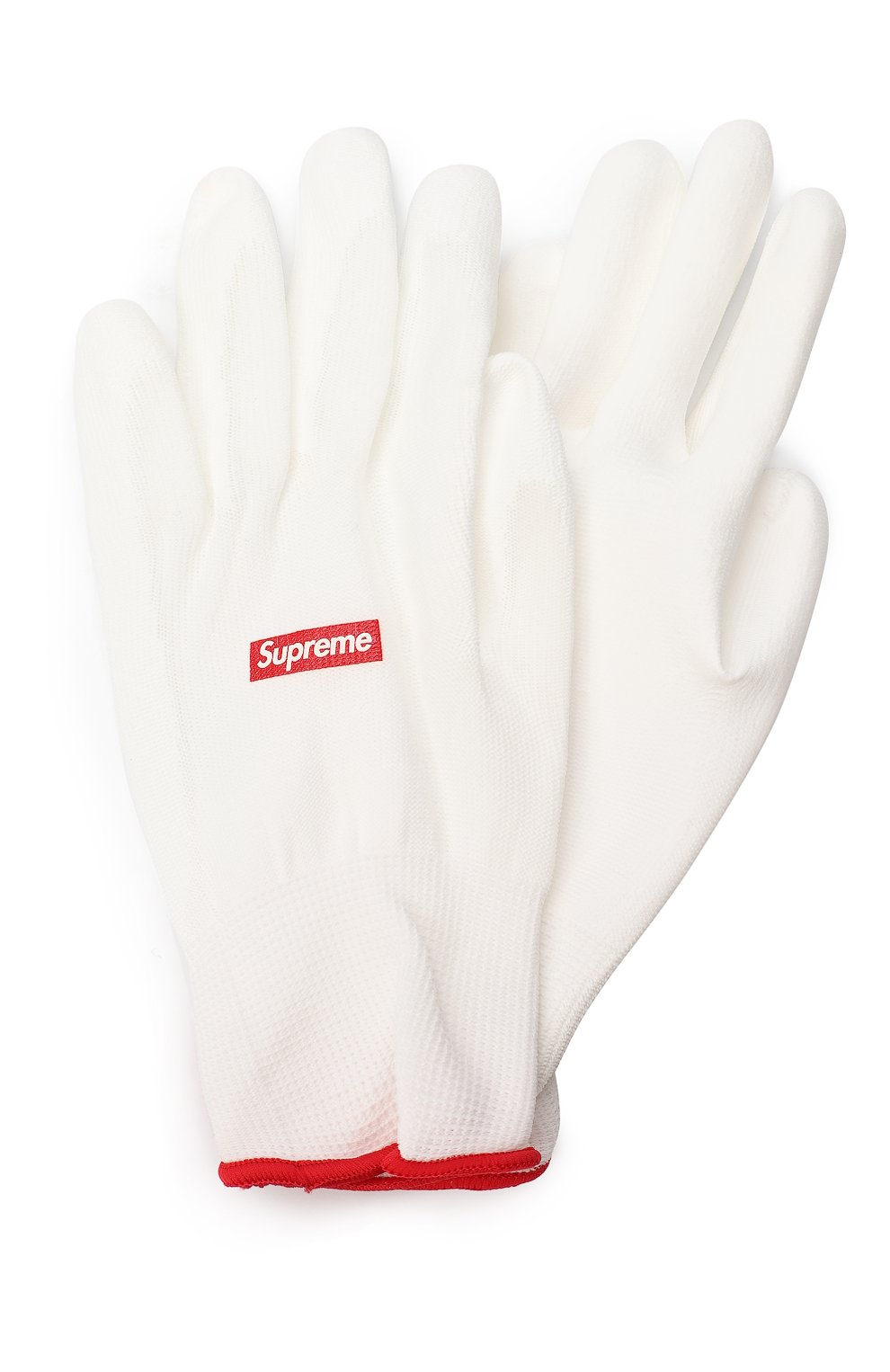 Прорезиненные перчатки Supreme, цвет Белый купить на ресейл-платформе ...