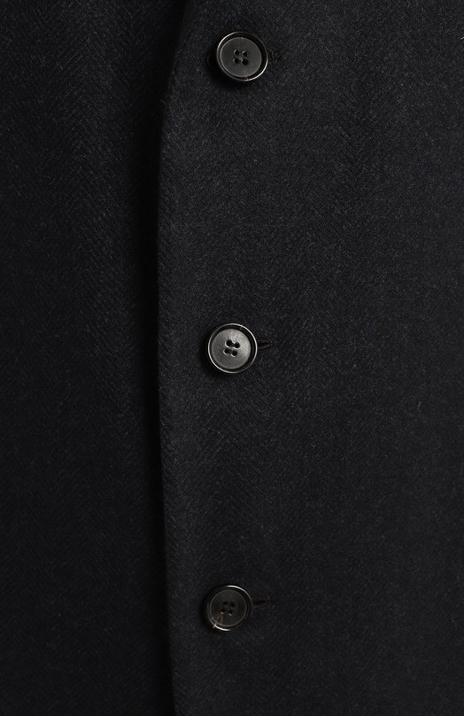Пальто из шерсти и кашемира | Brioni | Синий - 3