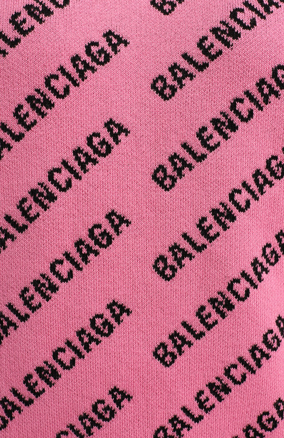 Пуловер из хлопка и шерсти | Balenciaga | Розовый - 3