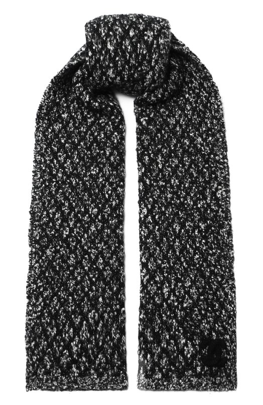 Кашемировый шарф | Chanel | Чёрно-белый - 1