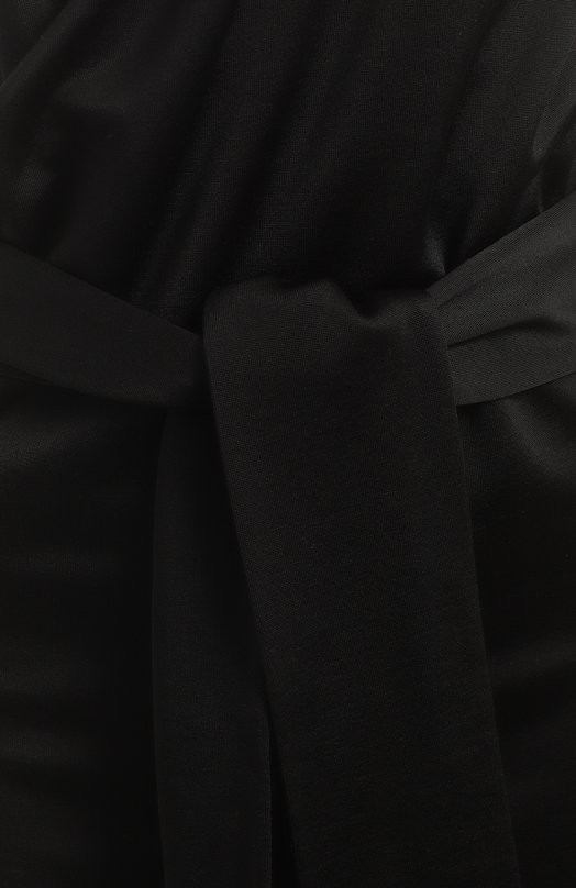 Платье из вискозы | Emporio Armani | Чёрный - 3