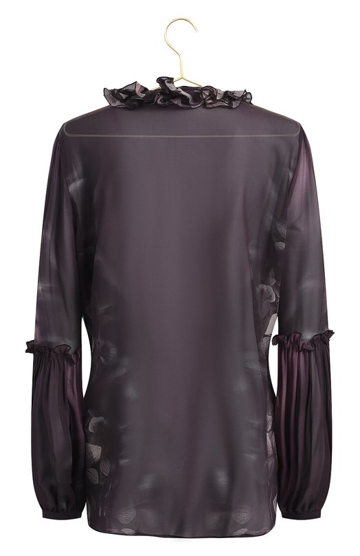 Шелковая блузка | Roberto Cavalli | Фиолетовый - 2