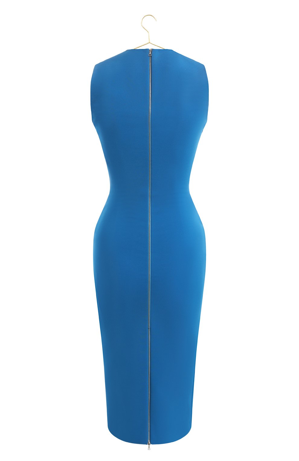 Платье из вискозы | David Koma | Синий - 2