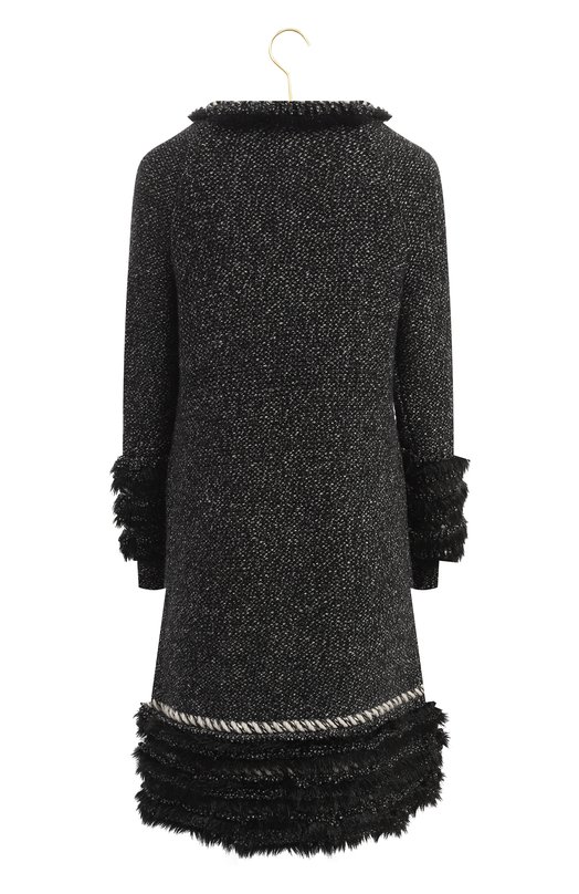 Платье из кашемира и шерсти | Chanel | Серый - 2