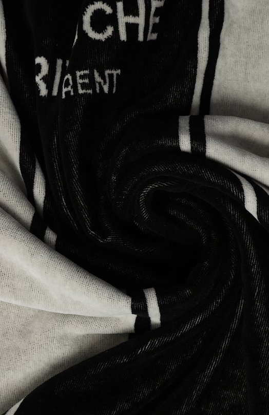 Сумка Rive Gauche Towel | Saint Laurent | Чёрно-белый - 9