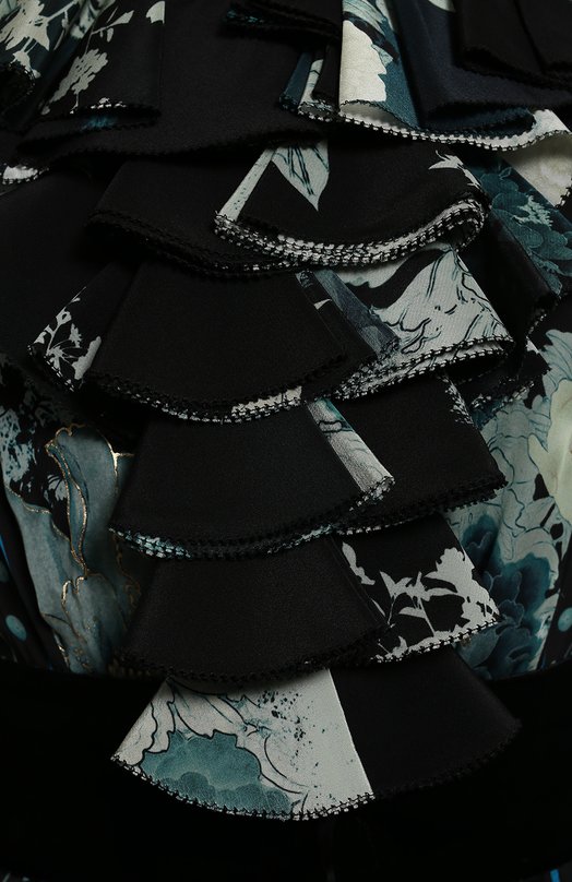 Шелковое платье | Roberto Cavalli | Чёрный - 3