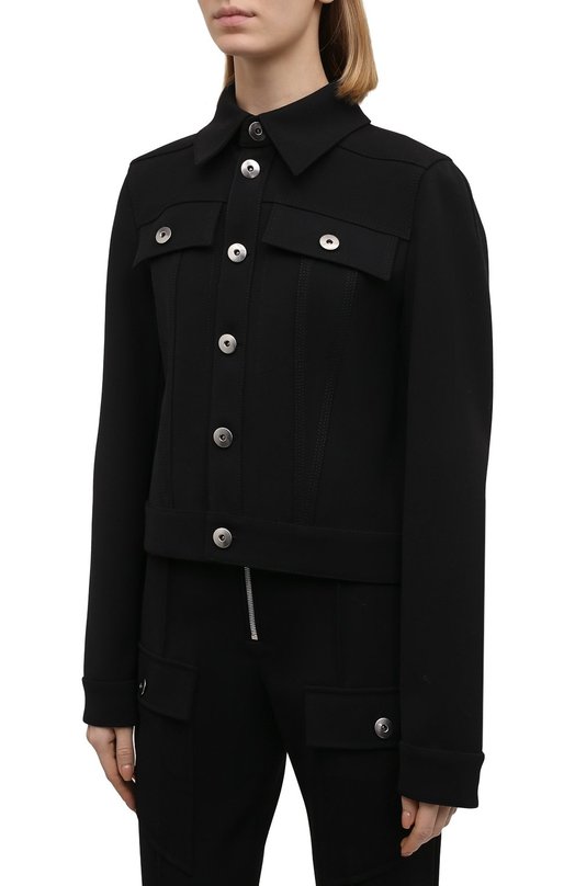 Шерстяная куртка | Bottega Veneta | Чёрный - 5
