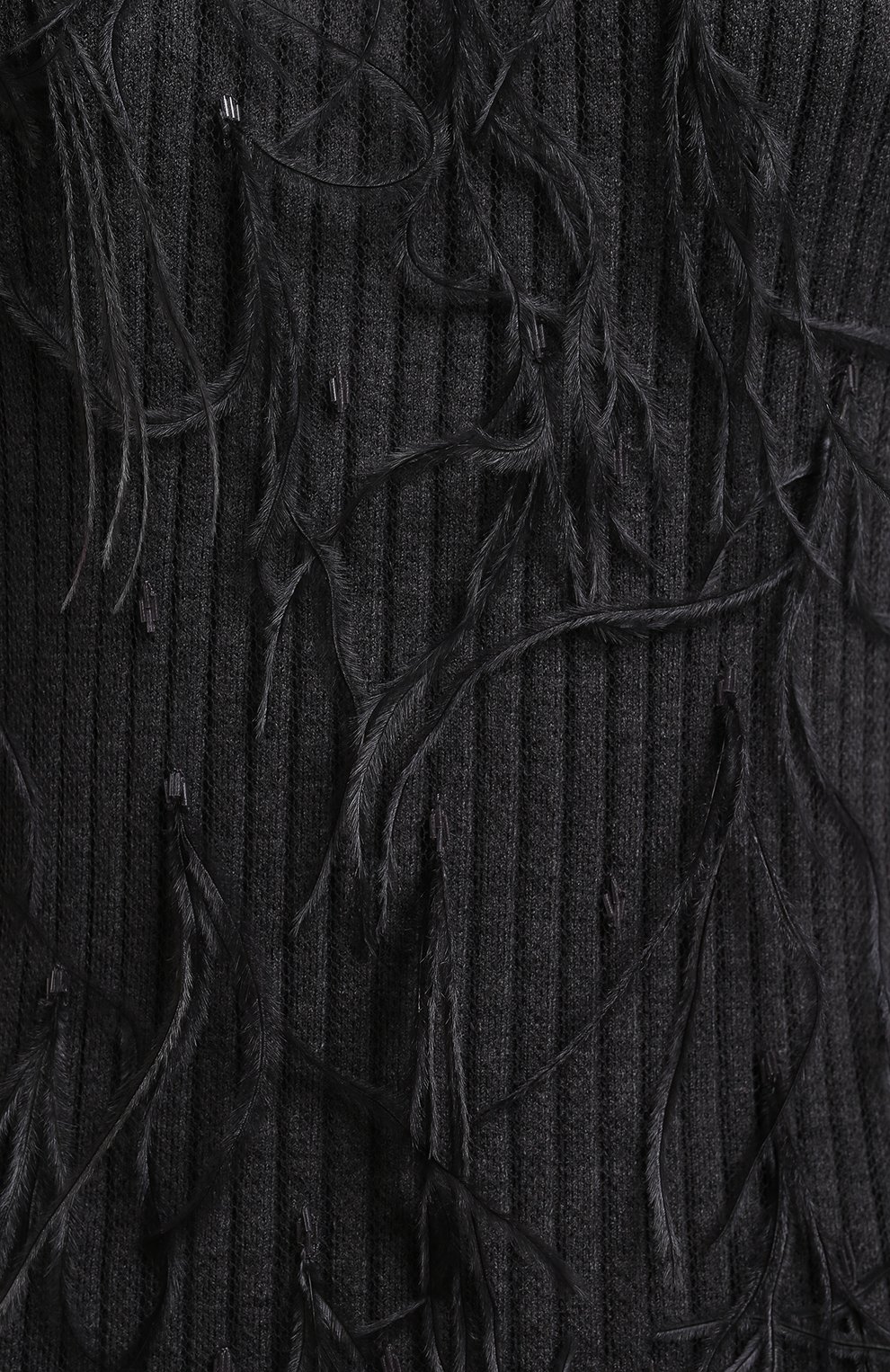 Пуловер из шерсти и шелка | Jason Wu | Серый - 3