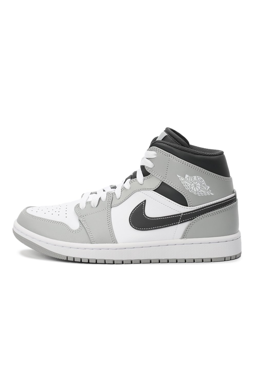 Кеды Air Jordan 1 Mid "Light Smoke Grey 2.0" | Nike | Серый - 4
