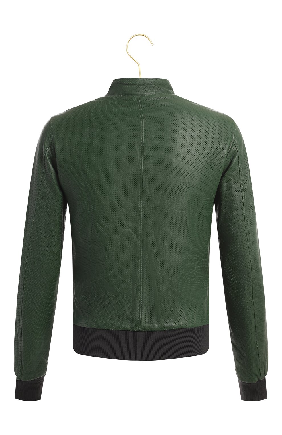 Кожаная куртка | Dolce & Gabbana | Зелёный - 2
