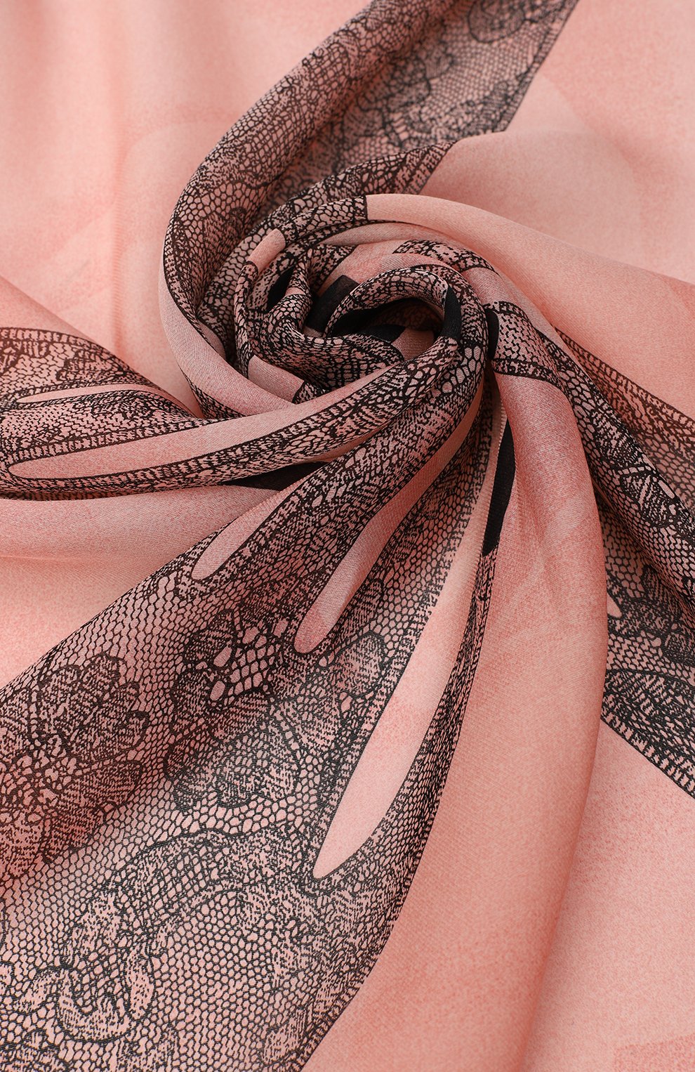 Шелковый платок | Rochas | Розовый - 2