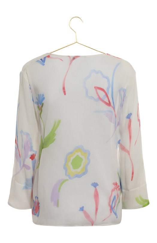 Шелковая блузка | Giorgio Armani | Белый - 2