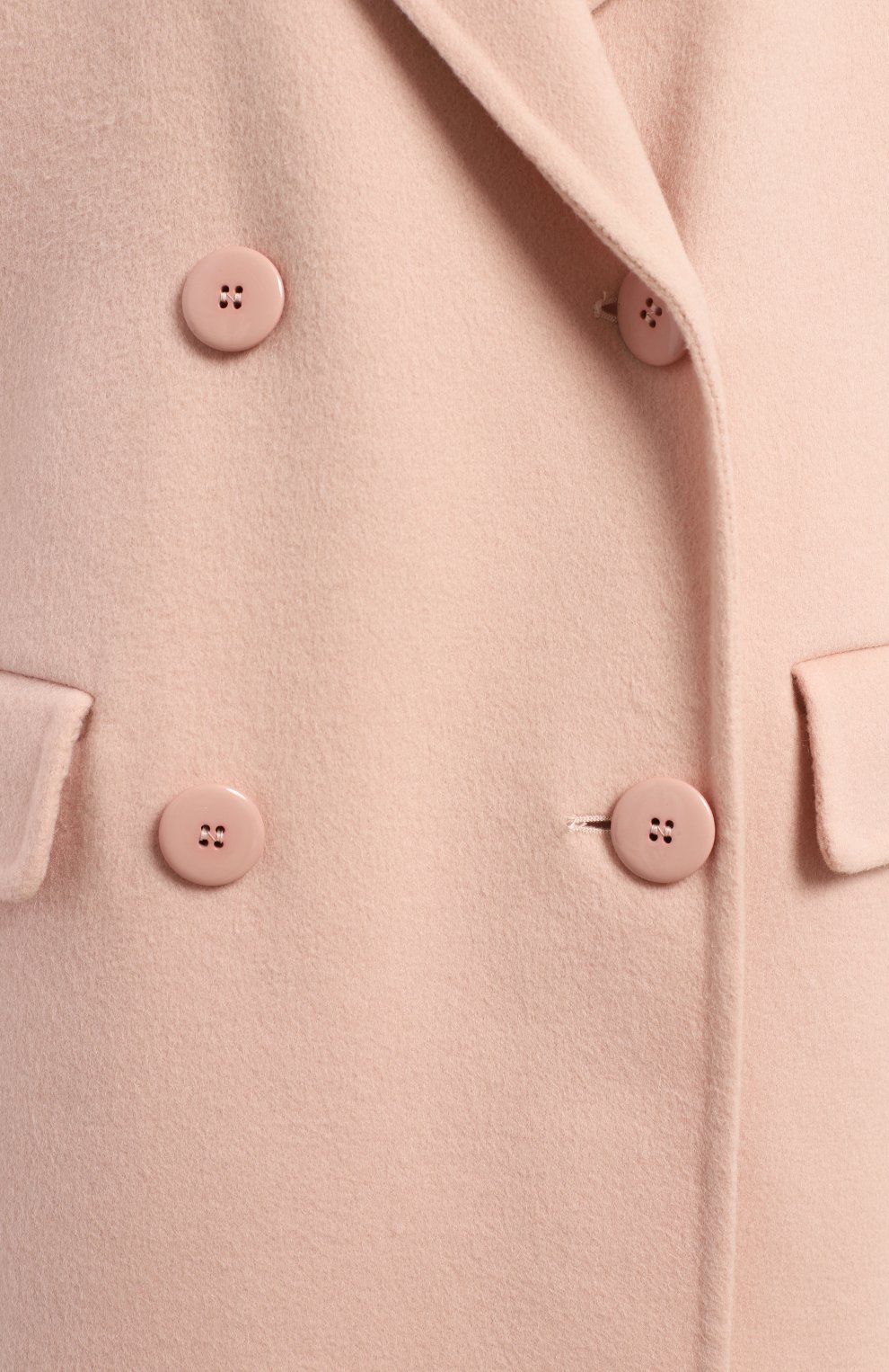 Шерстяное пальто | Ermanno Scervino | Розовый - 3