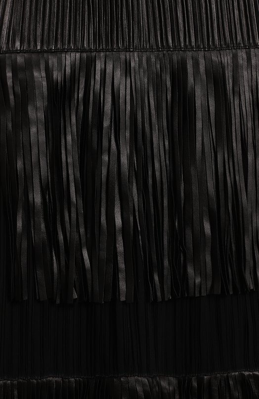 Кожаная юбка | Sonia Rykiel | Чёрный - 3