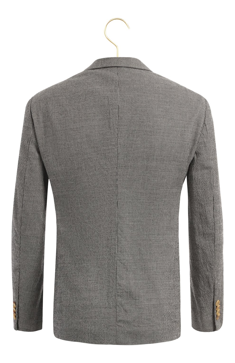 Пиджак из шерсти и хлопка | Giorgio Armani | Чёрно-белый - 2